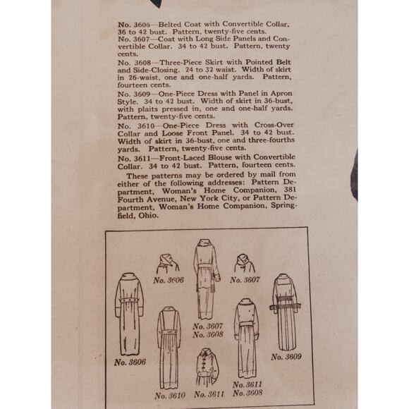 1918 Womans Fashion‎ 1910s Apparel Original Vtg Magazine Page for Display - Picture 10 of 10